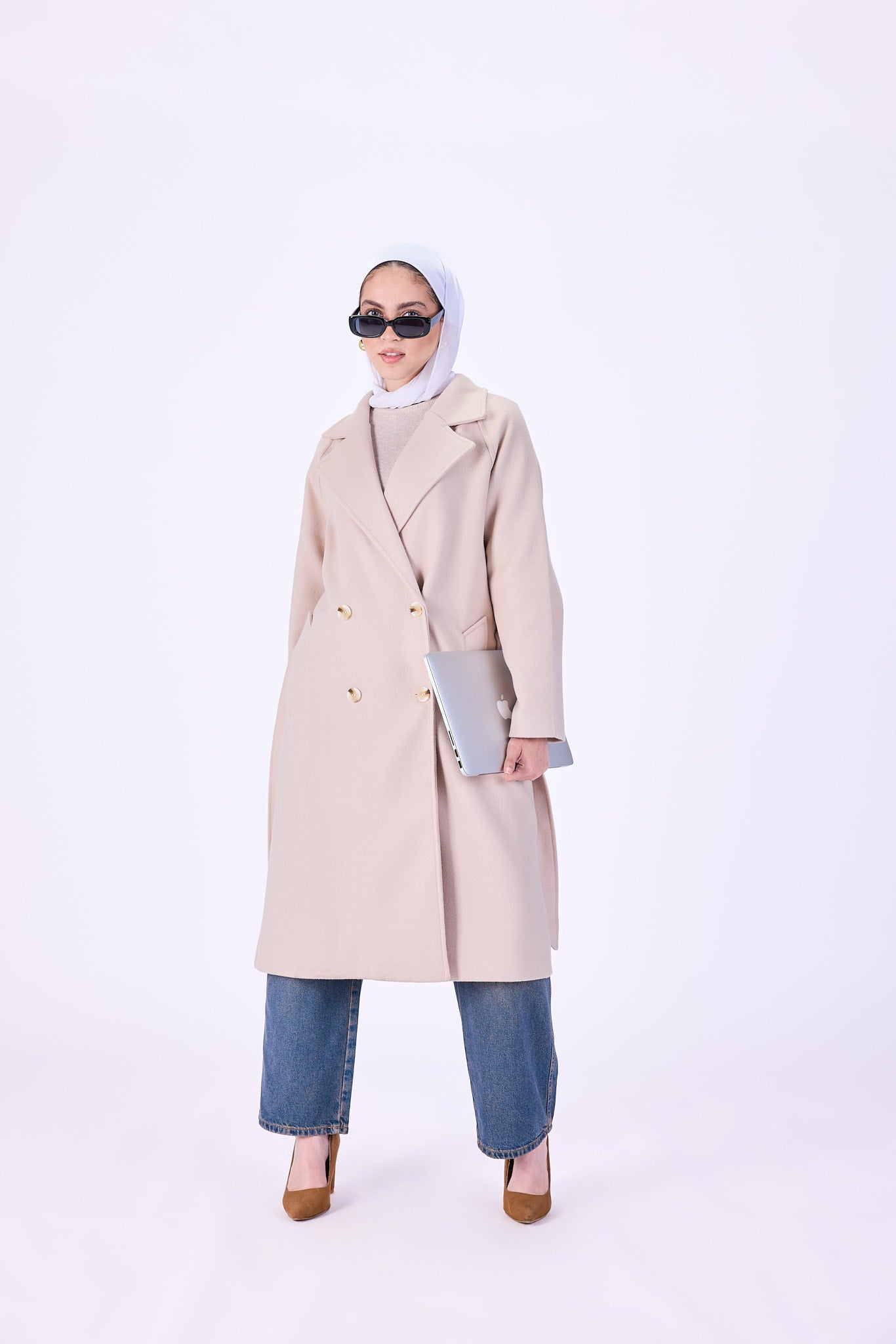 Beige coat