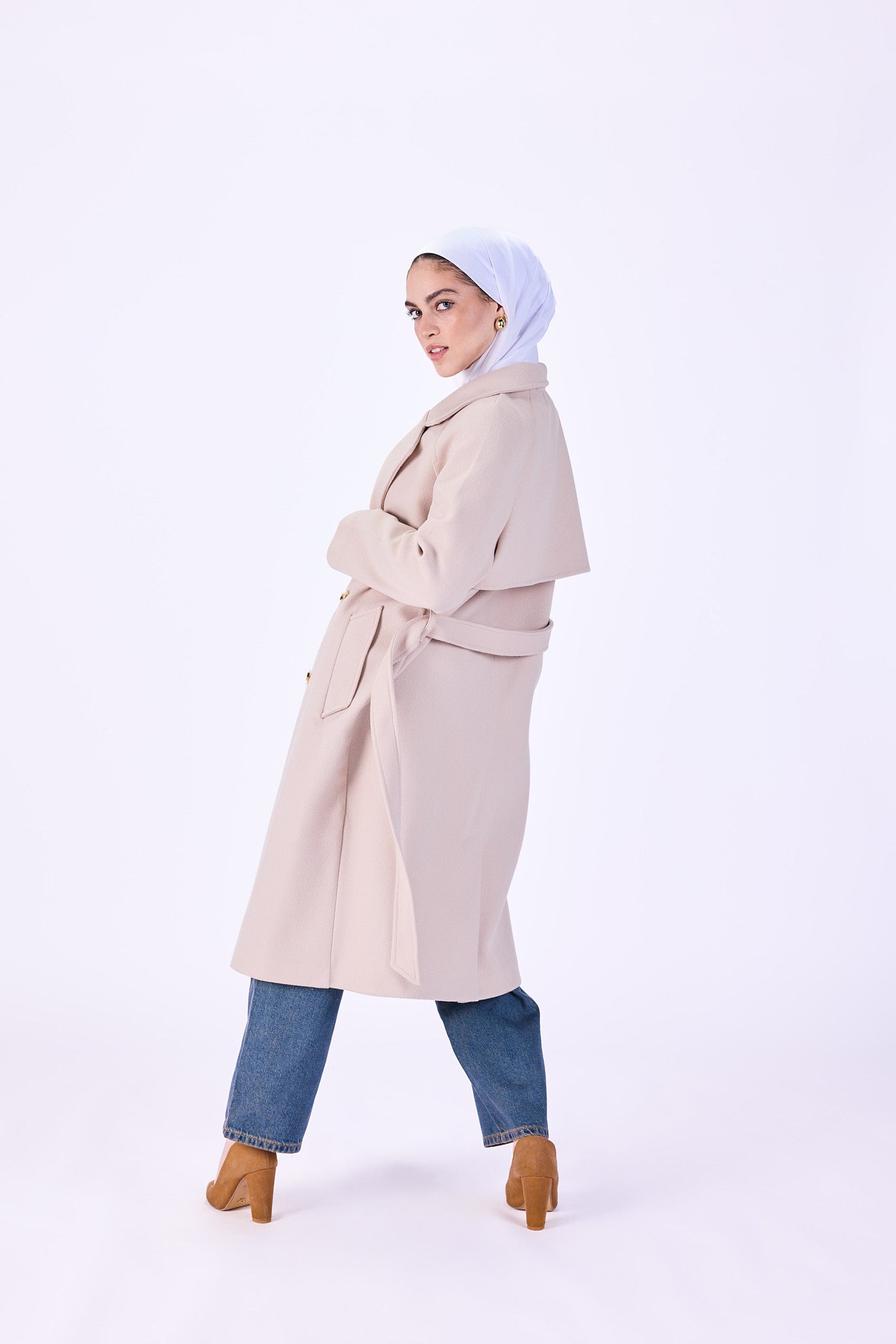 Beige coat