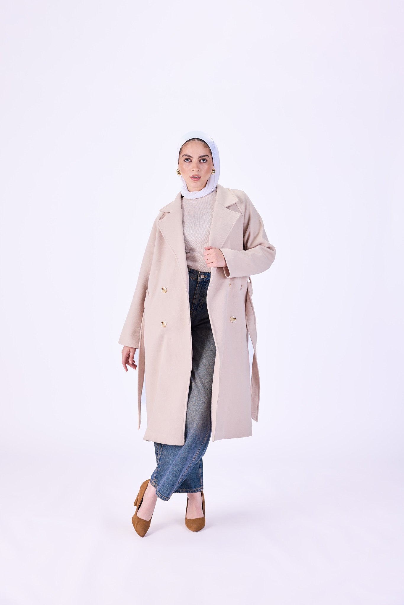 Beige coat