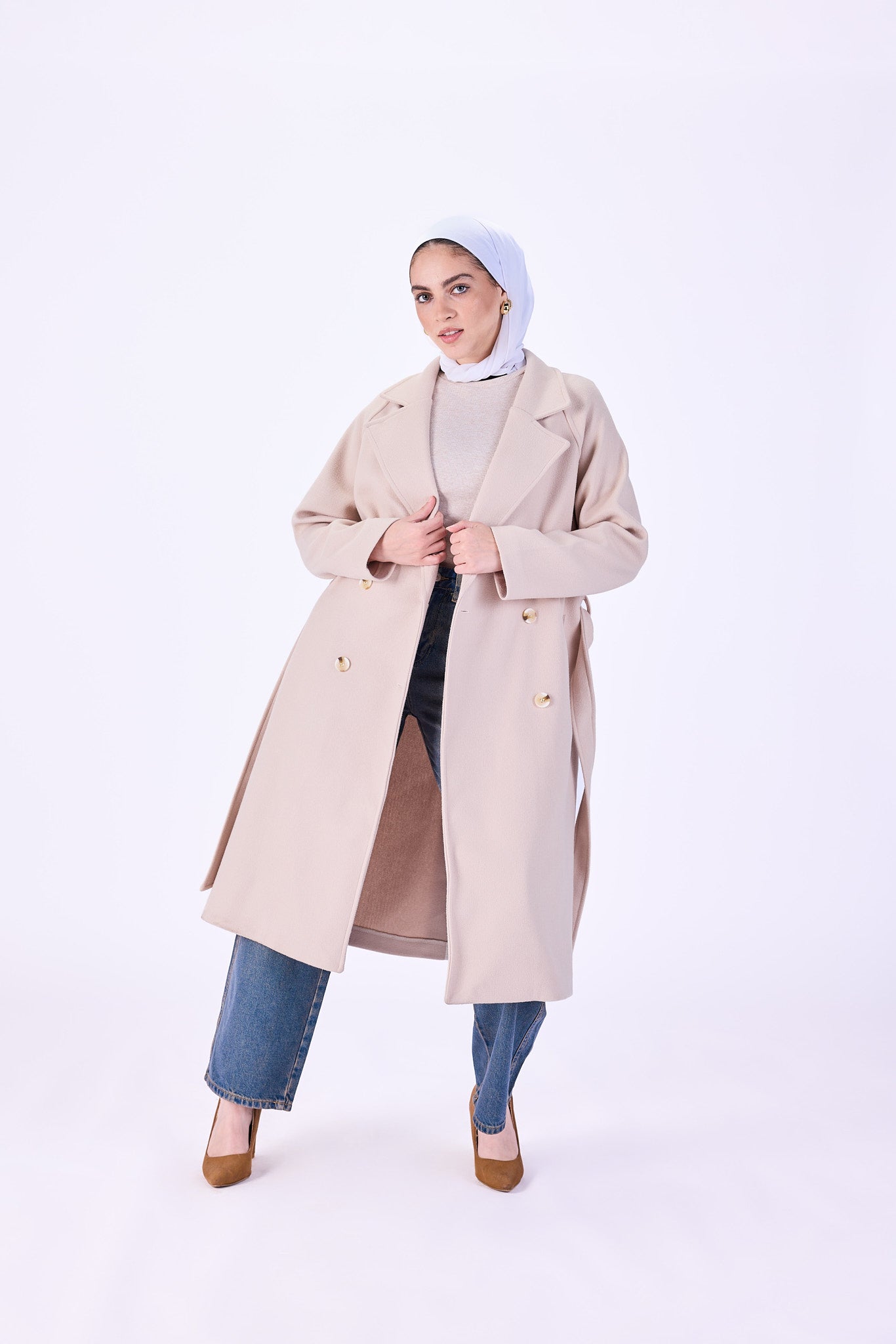 Beige coat