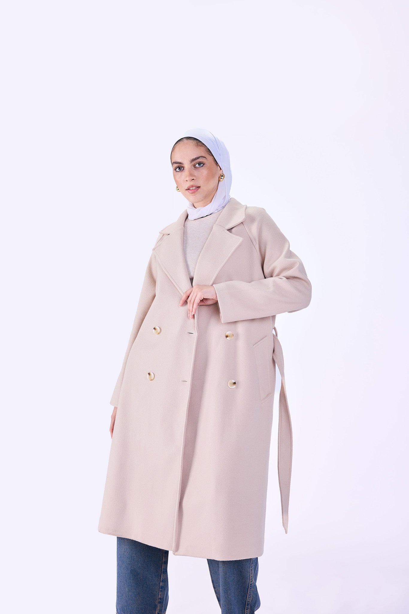 Beige coat