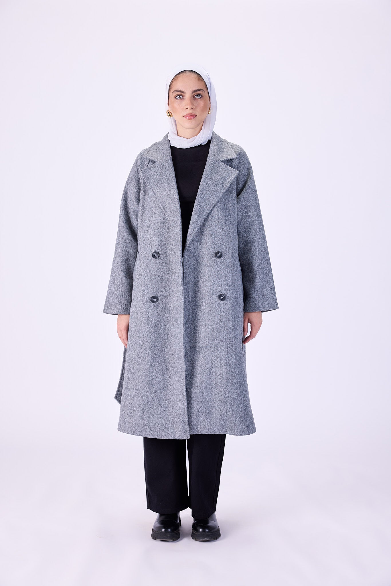 Gray coat