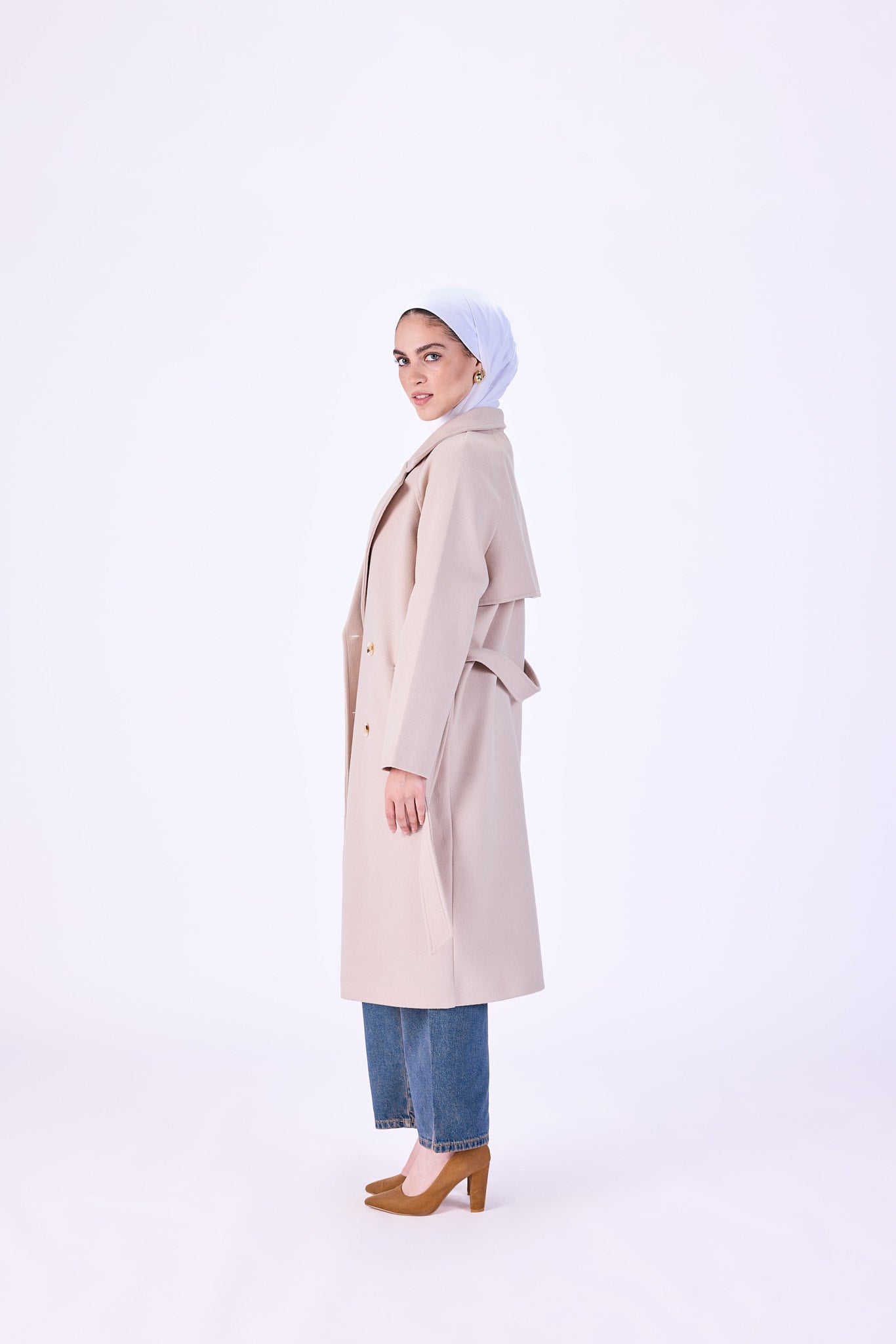 Beige coat