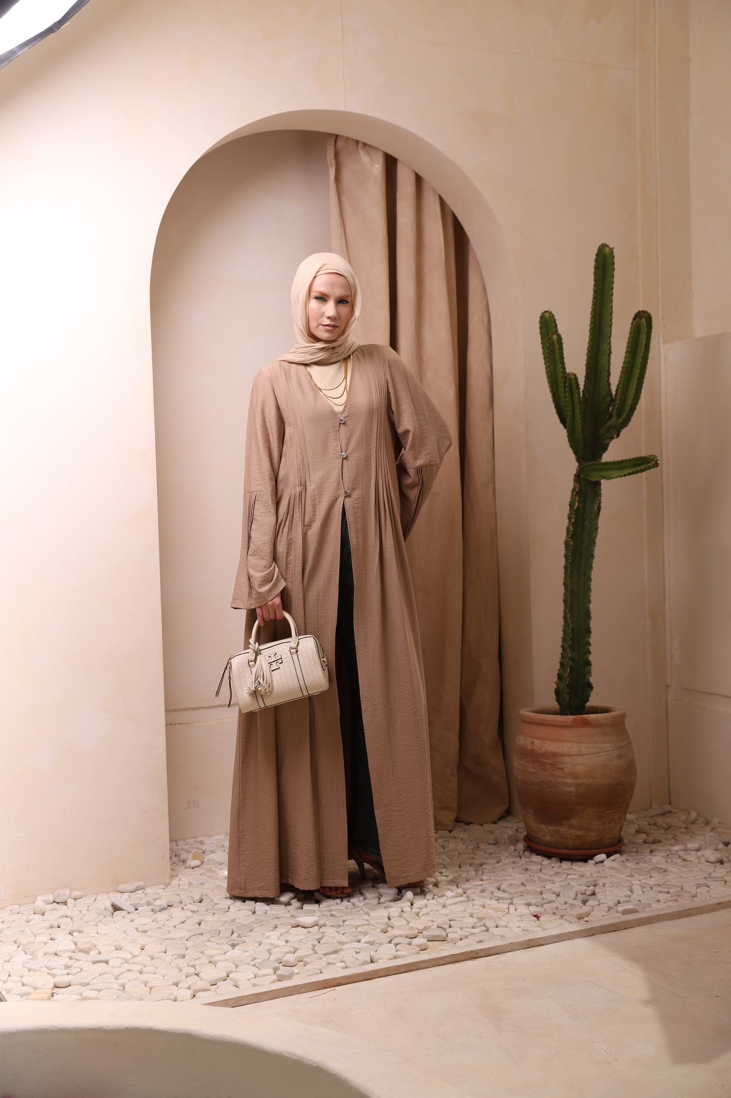Beige Dress