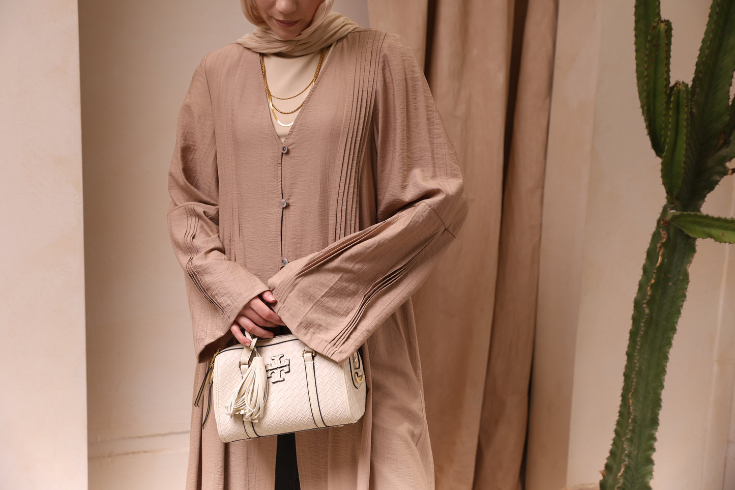 Beige Dress