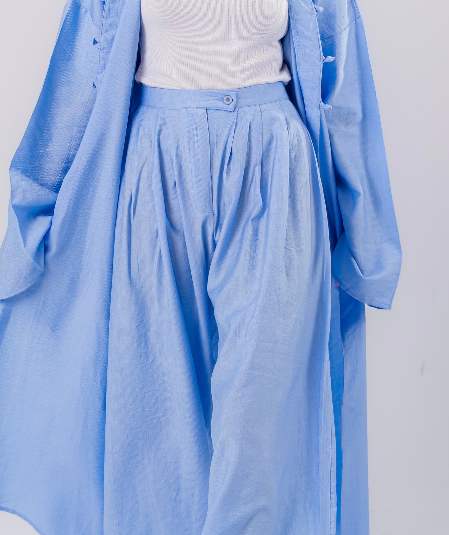 Blue High Low Set