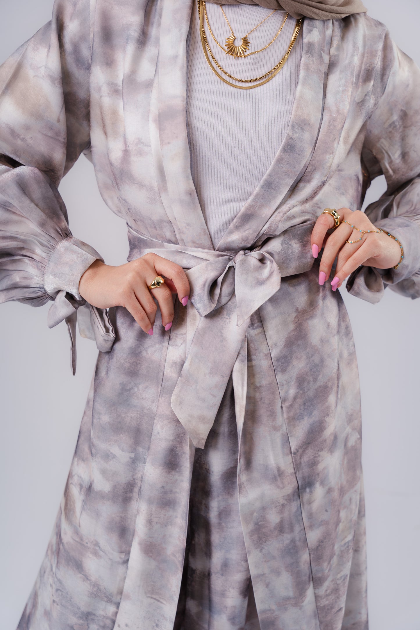 Light Gray Orga Cardigan