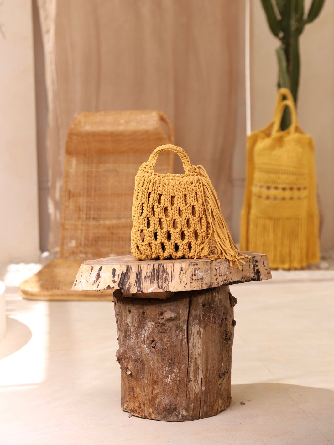 Yellow Bloom – Hand made Bag