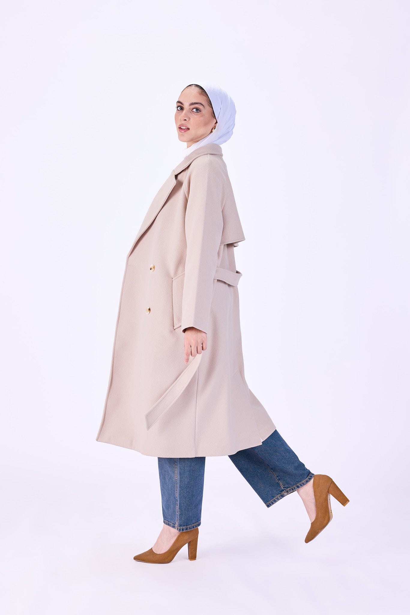 Beige coat