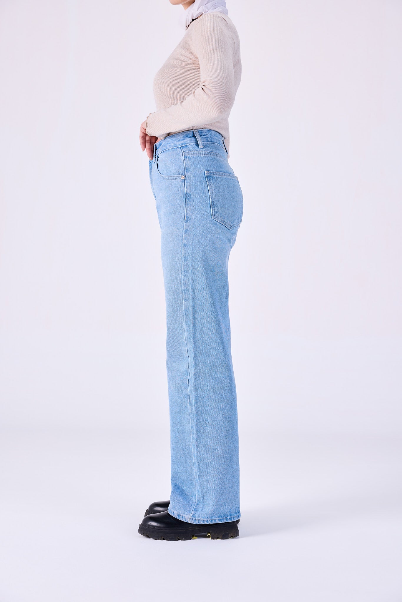 Straight leg jeans