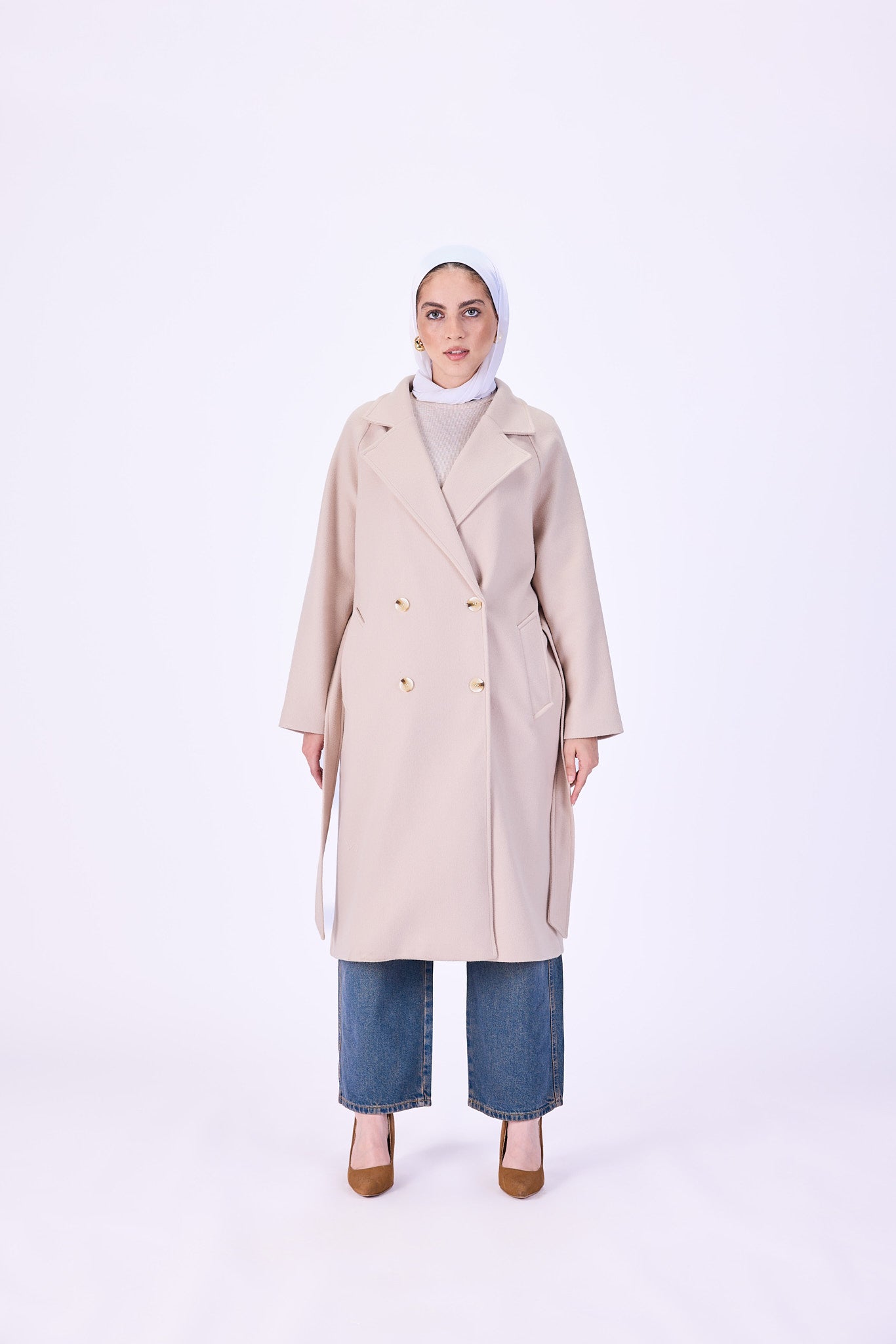 Beige coat