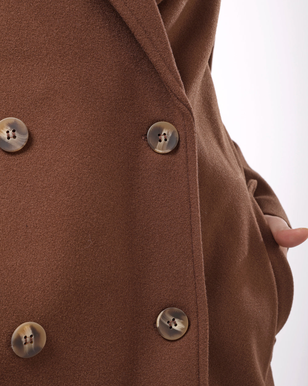 Chocolate brown coat