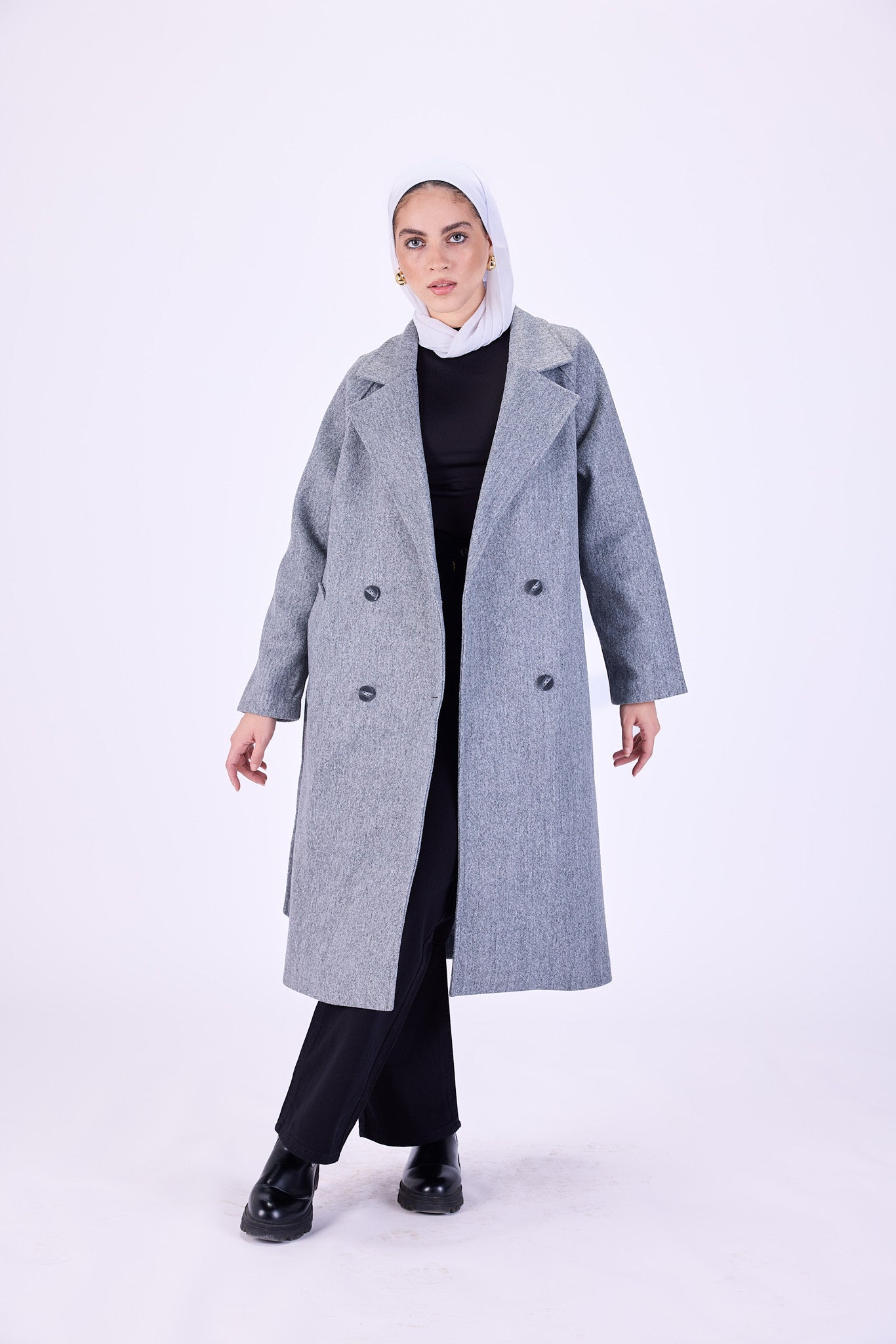 Gray coat