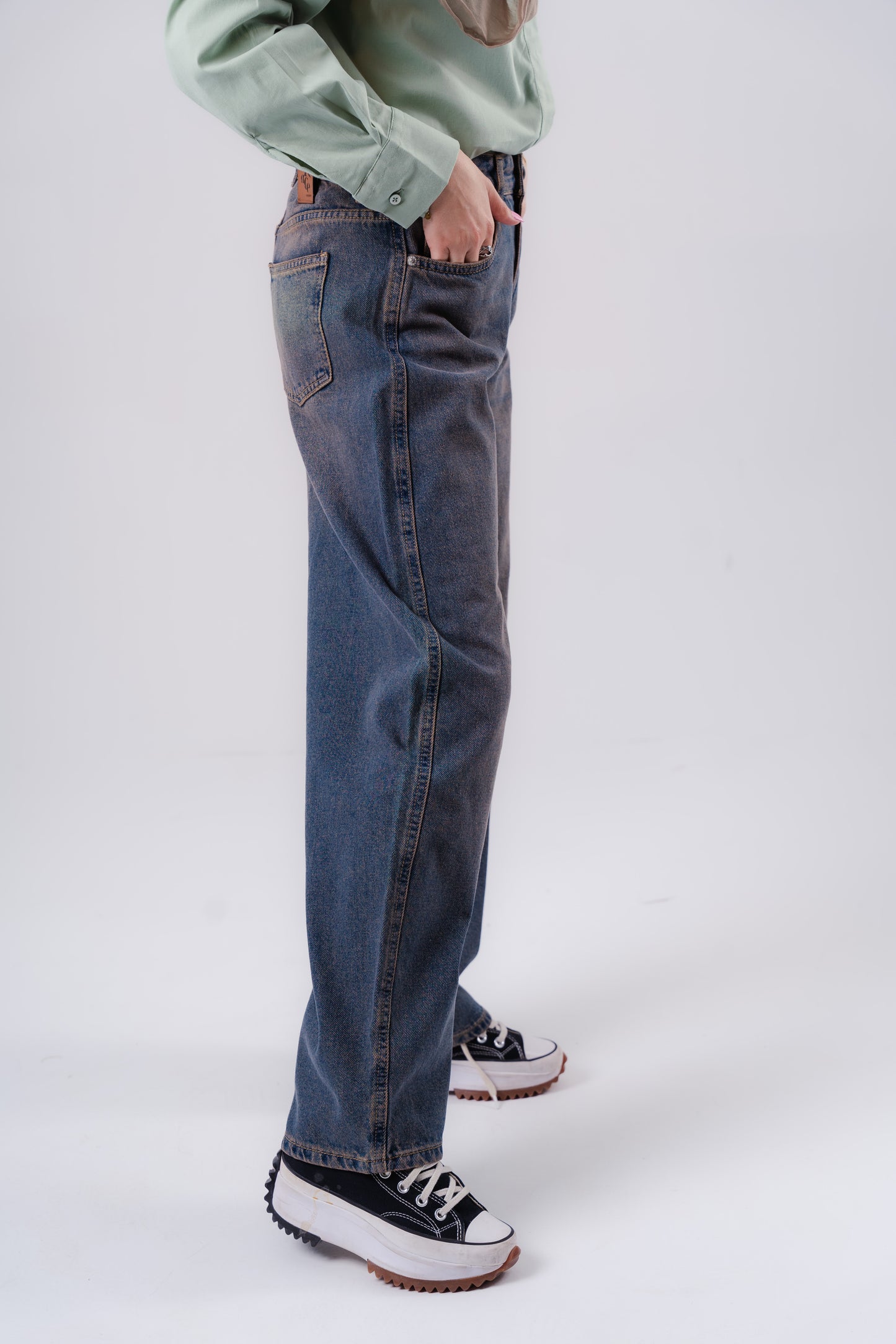 Balloon Denim Pants