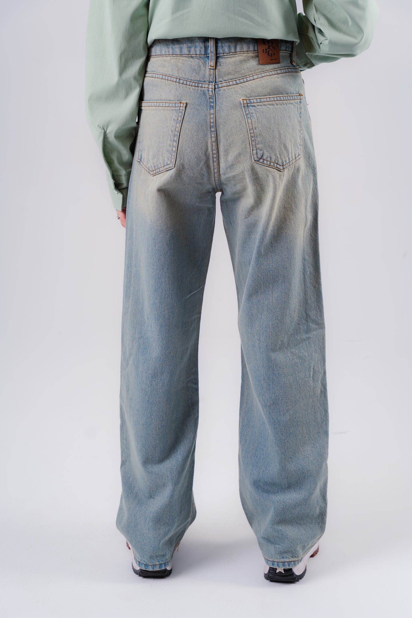 Straight leg jeans