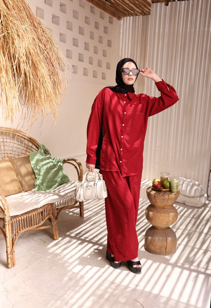 Burgundy Bubo Set