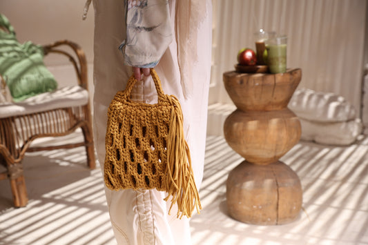 Yellow Bloom – Hand made Bag