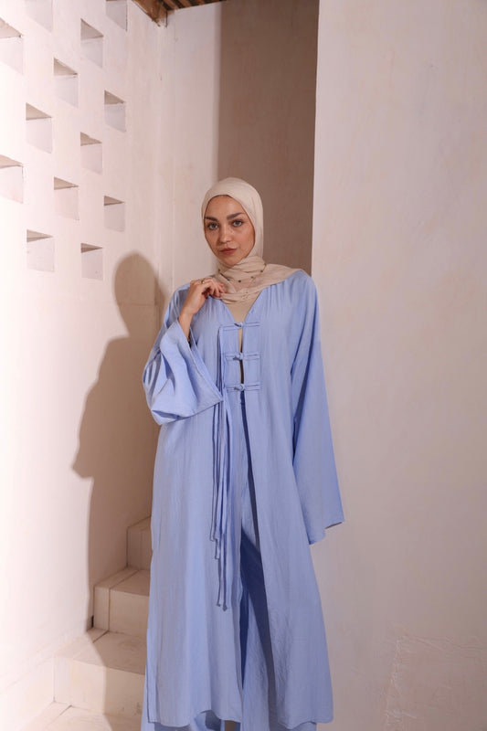 Blue High Low Set