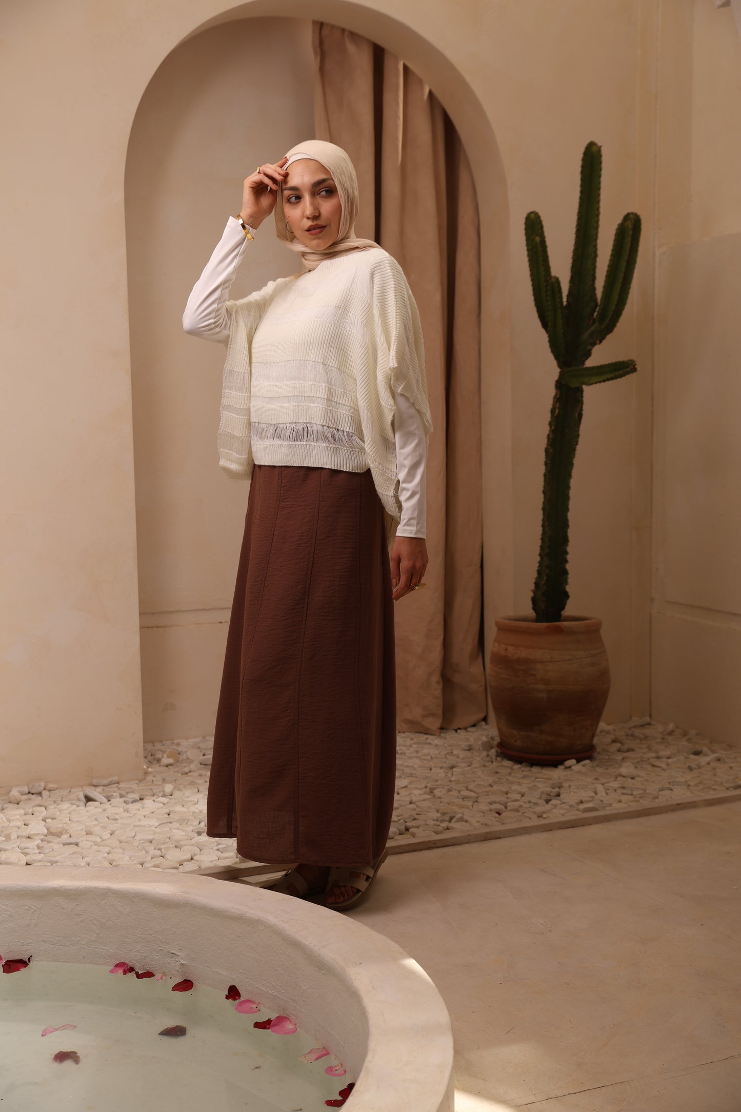 Brown Linda Skirt