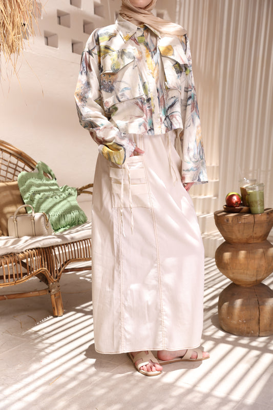 Off White Skirt
