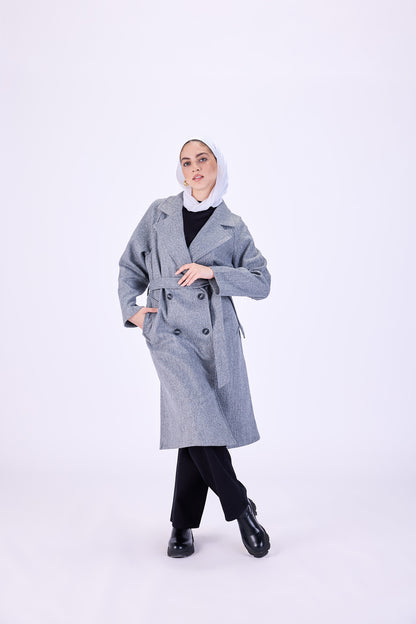 Gray coat