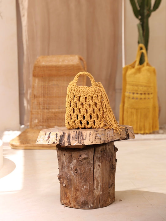 Yellow Bloom – Hand made Bag