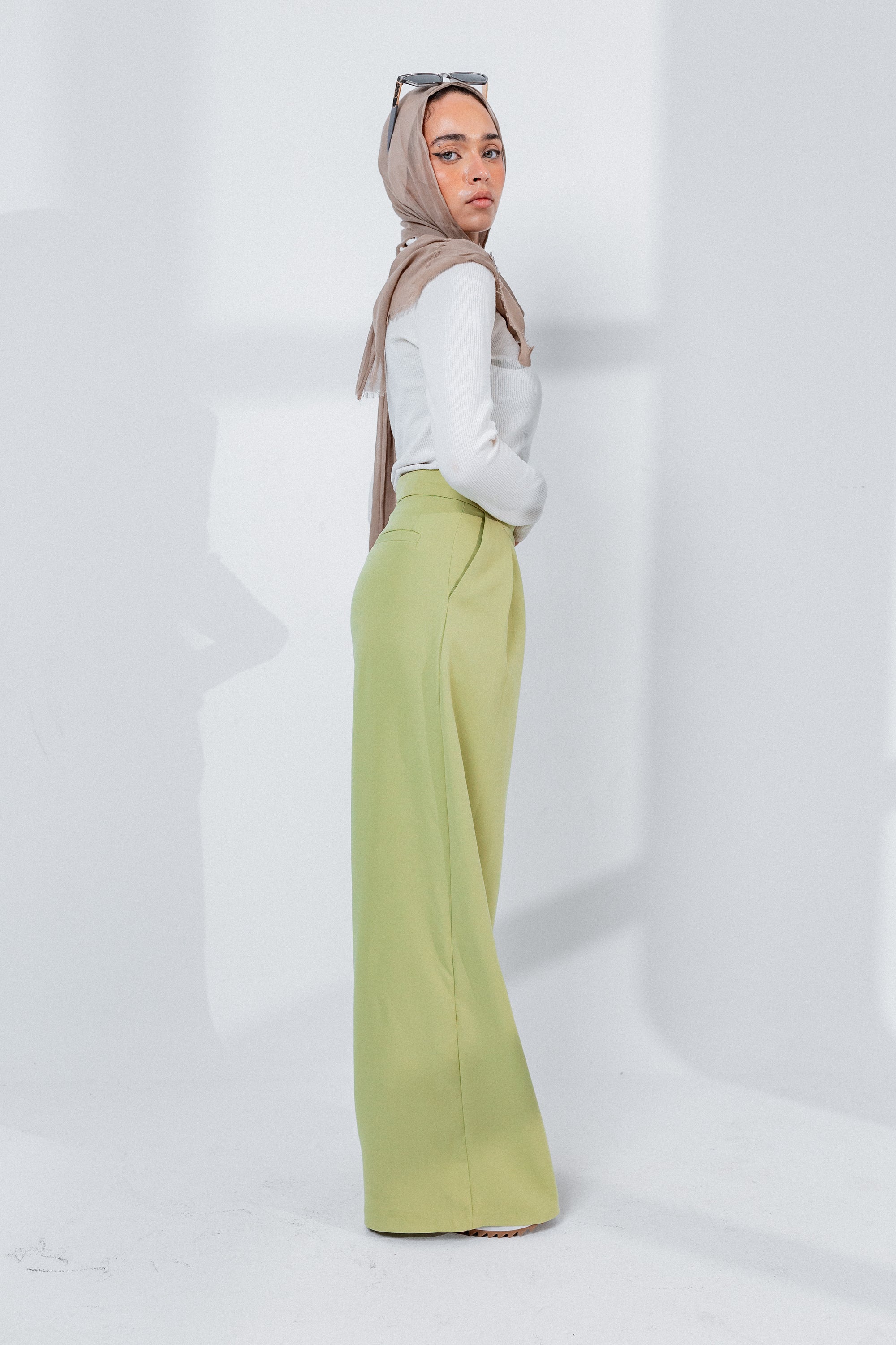 Matcha tailored pants