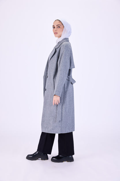 Gray coat