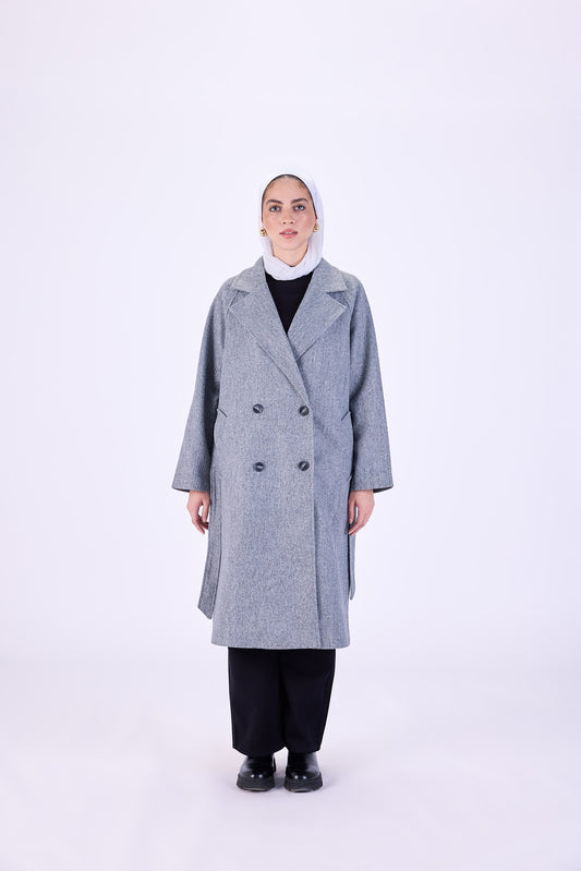 Gray coat