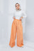 Peach fuzz tailored pants