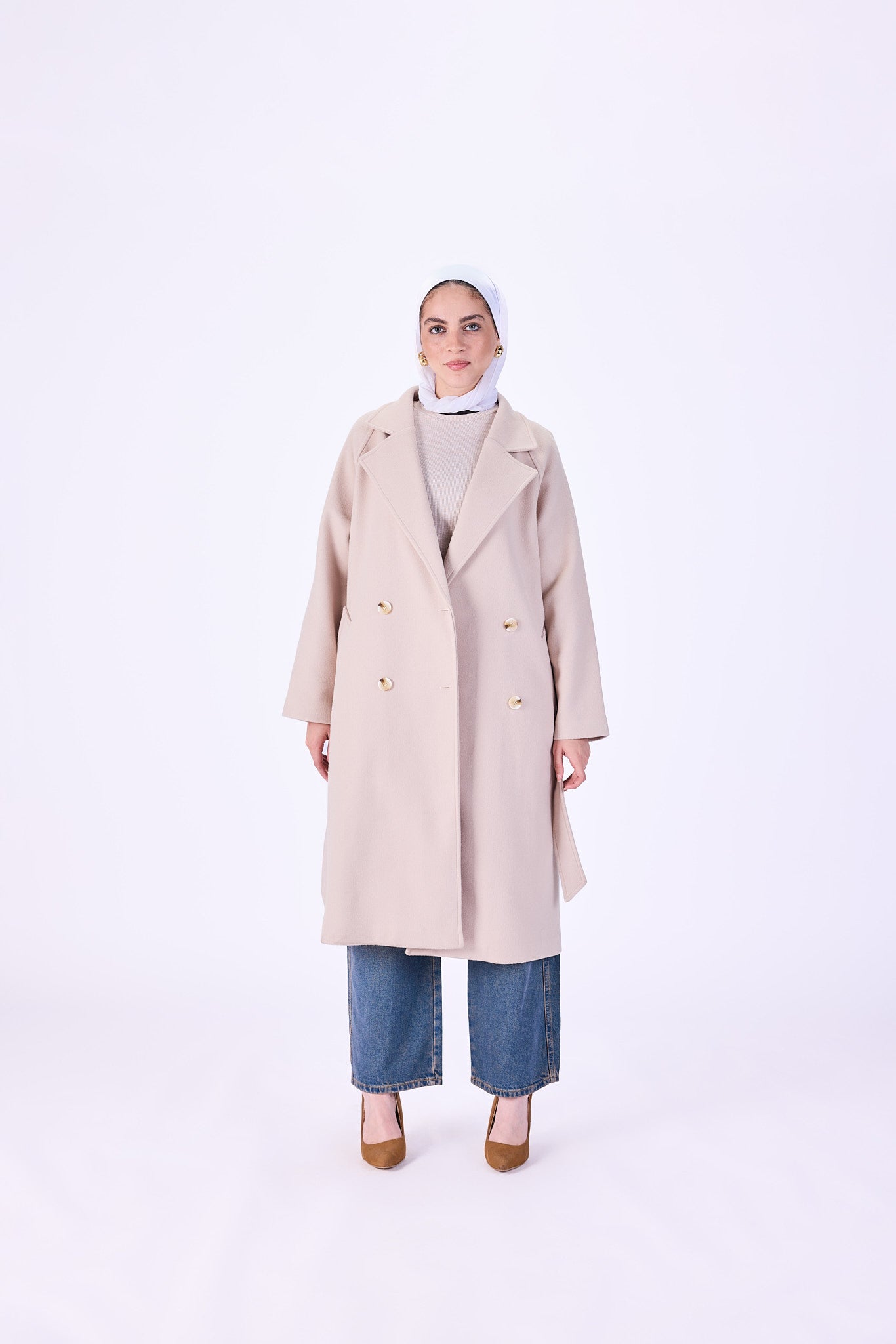 Beige coat