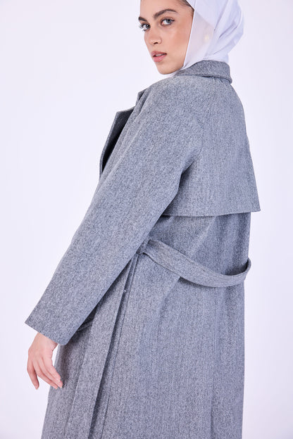 Gray coat