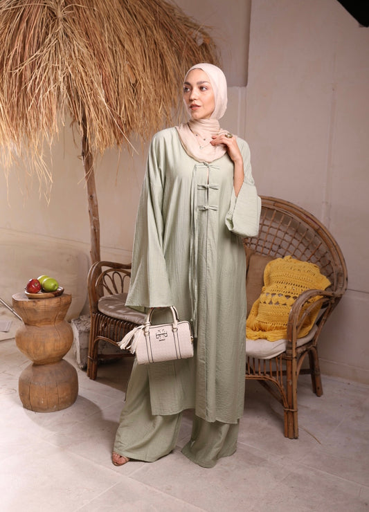 Mint High Low Pants