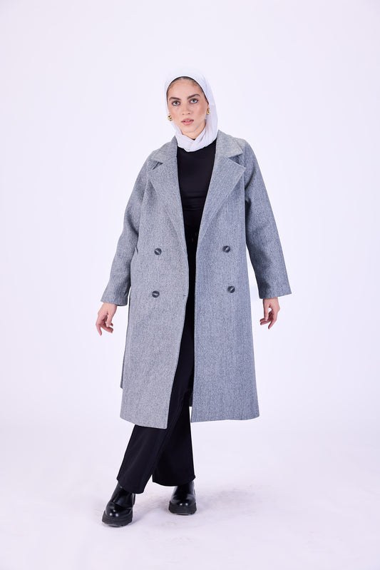 Gray coat